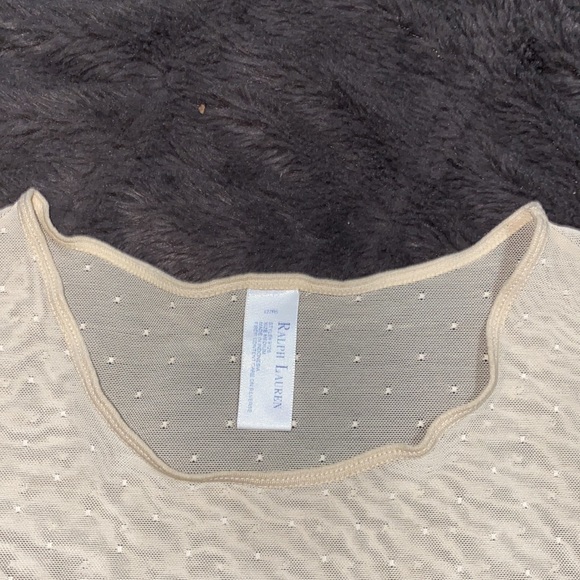 🦕Vintage Sheer Ralph Lauren short sleeved top! - Picture 5 of 10